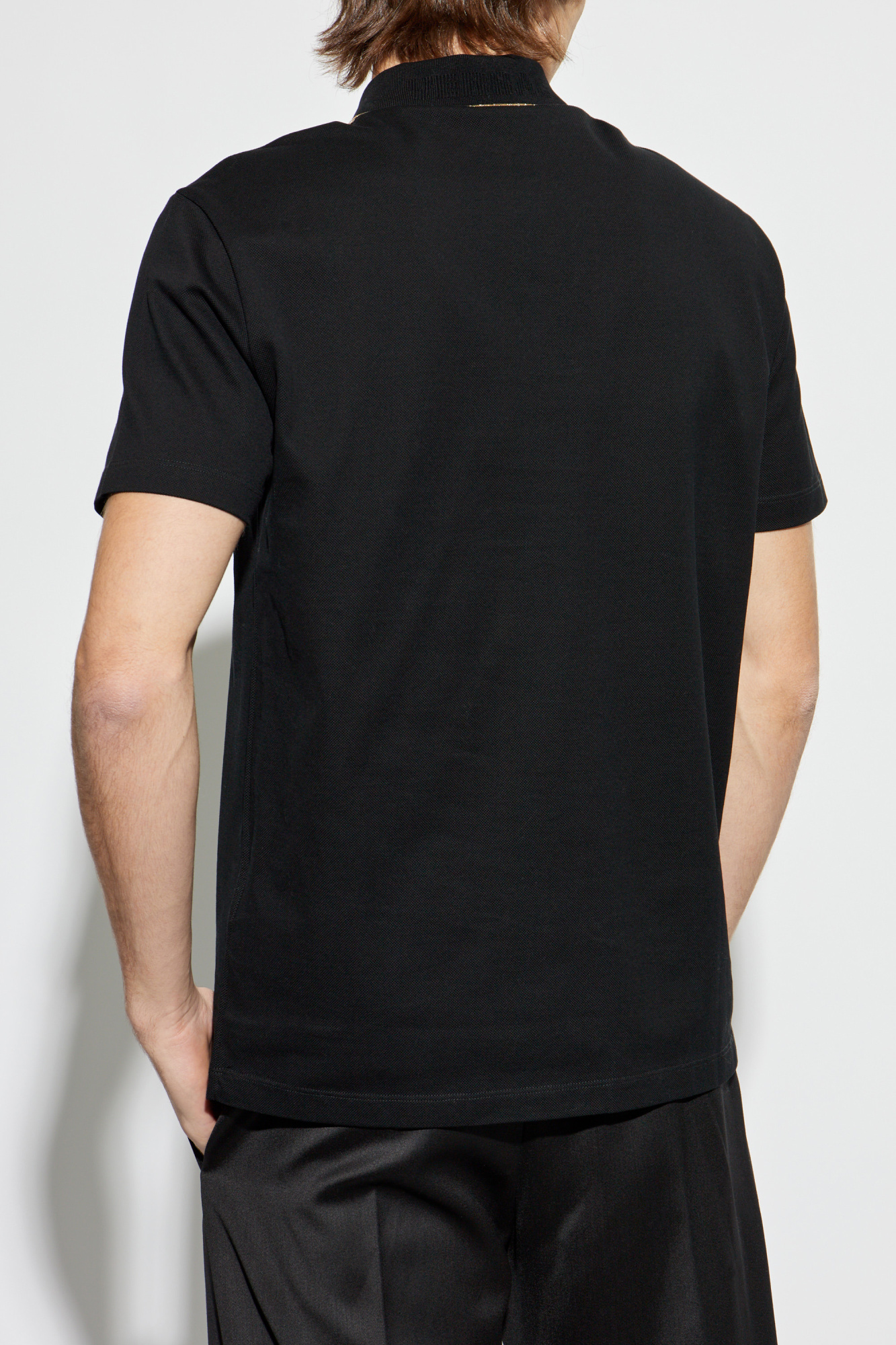 Versace Polo with Lurex thread | Men's Clothing | Vitkac